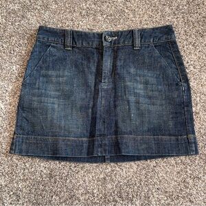 Gap Jeans Women’s 5-Pocket 100% Cotton Denim Size 6 Mini Skirt 32” Waist